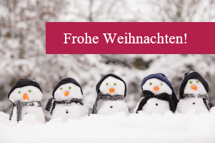 Frohe Weihnachten Merry Christmas Pinguine